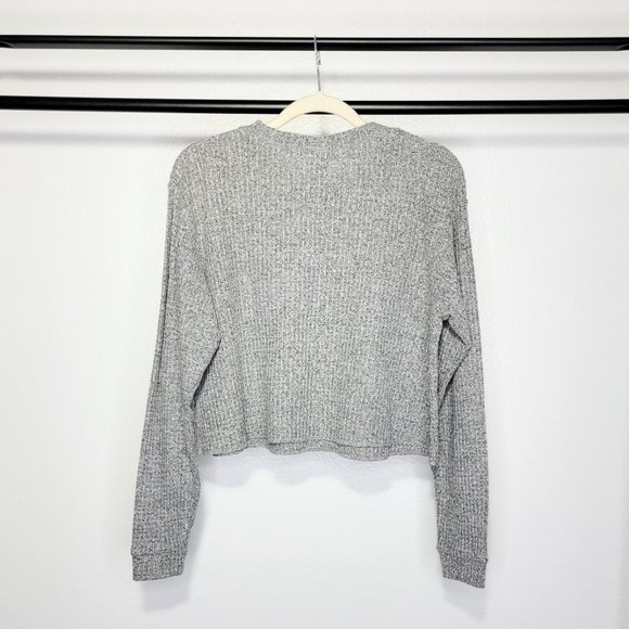Wild Fable Women's Gray Marled Cropped Sweater Size Small - Picture 7 of 9